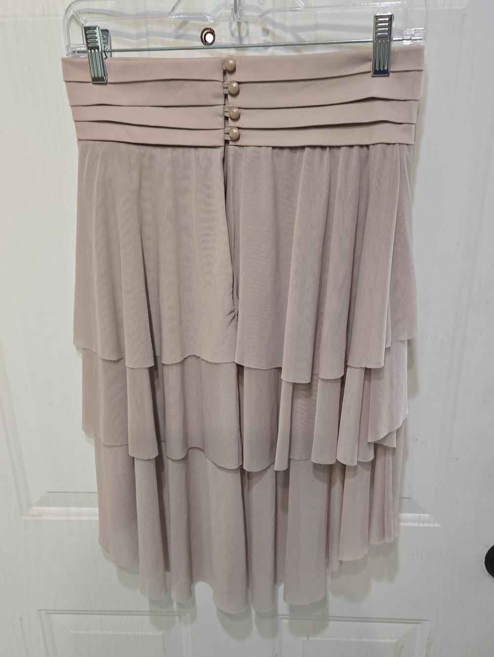 Womens Anna Karrinna Tiered Ruffle Mini Skirt